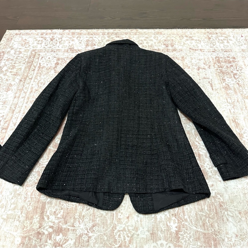 Tweed Double Breasted Blazer Jacket - Picture 11 of 12